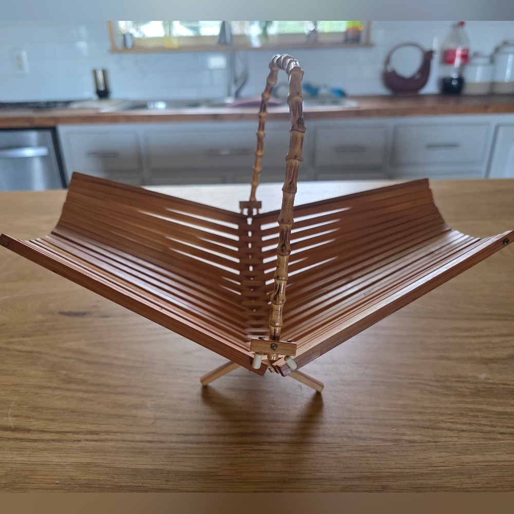 Vintage Bamboo Fruit Stand